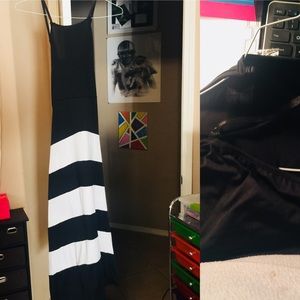 Black and white maxi